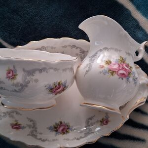 Elegant Floral Porcelain Tea Set